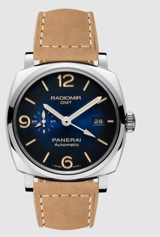 Panerai Radiomir GMT 45mm Replica Watch PAM00945 SCAMOSCIATO BROWN